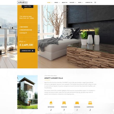 ThemeForest APARTT VILLA