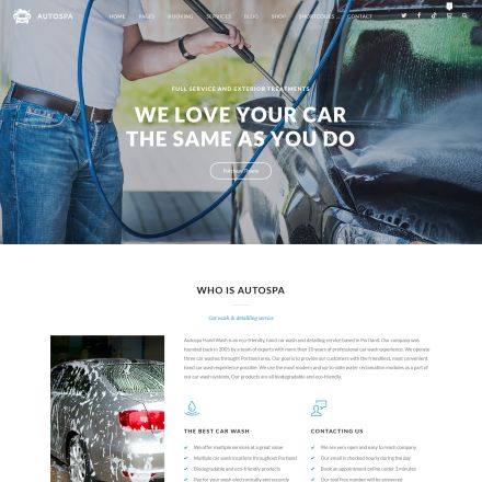 ThemeForest Auto Spa