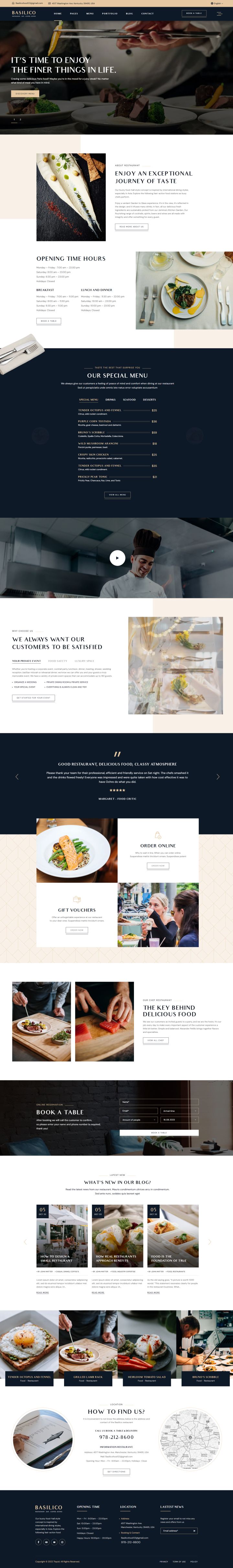 Шаблон ThemeForest Basilico WordPress шаблон ThemeForest Basilico