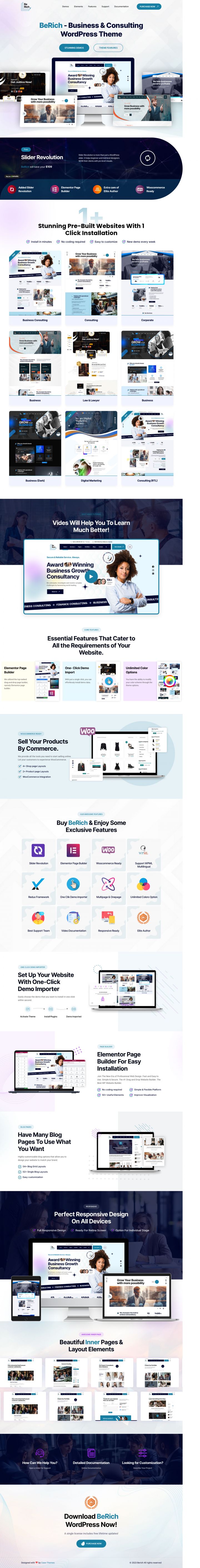 WordPress шаблон ThemeForest Berich