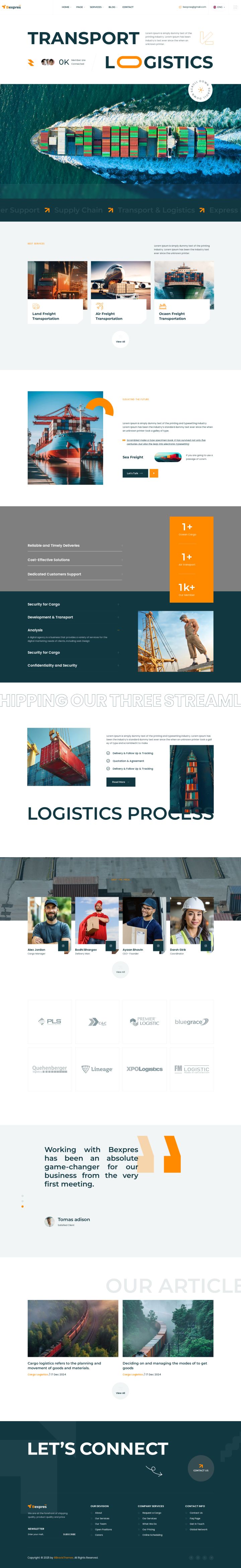 WordPress шаблон ThemeForest Bexpres