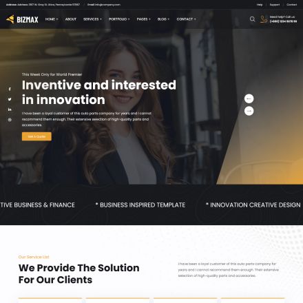 ThemeForest Bizmax