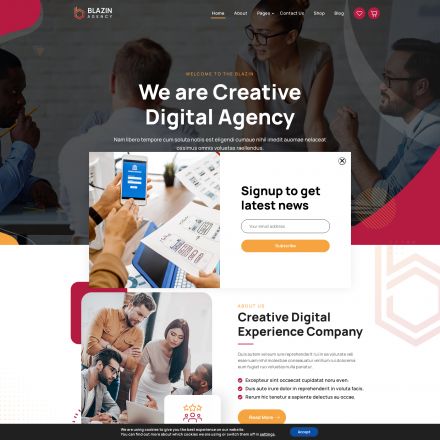 ThemeForest Blazin Agency