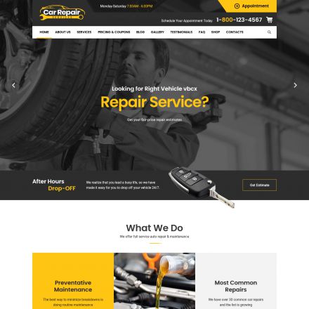 ThemeForest Car Repair