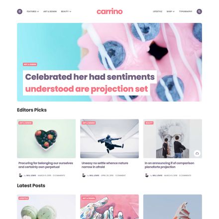 ThemeForest Carrino