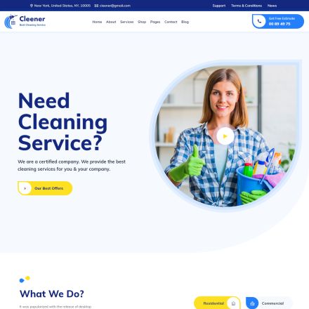 ThemeForest Cleener