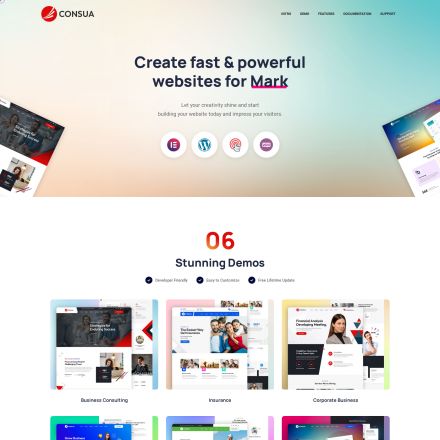 ThemeForest Consua