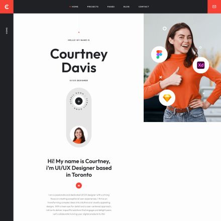 ThemeForest Courtney