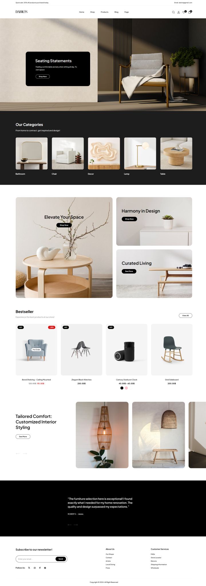 Шаблон ThemeForest Darion WordPress шаблон ThemeForest Darion