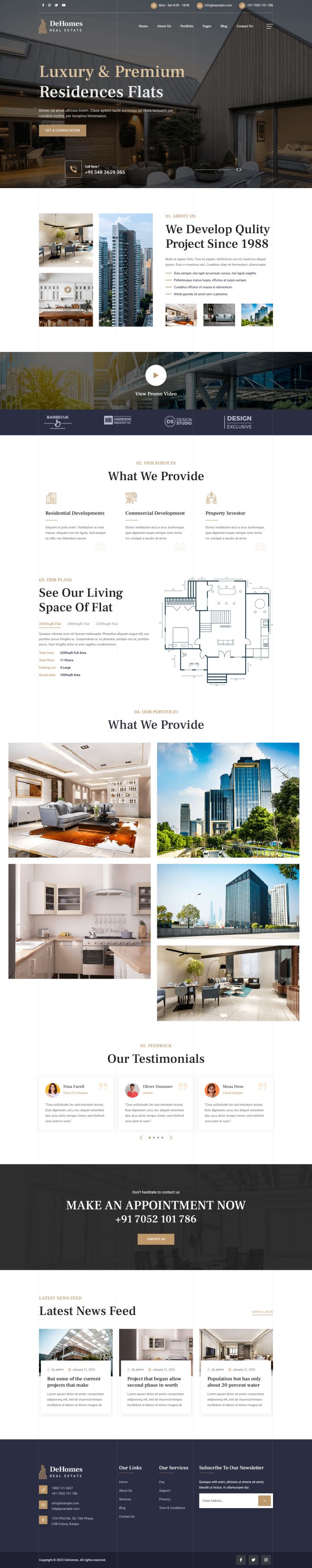 WordPress шаблон ThemeForest Dehomes