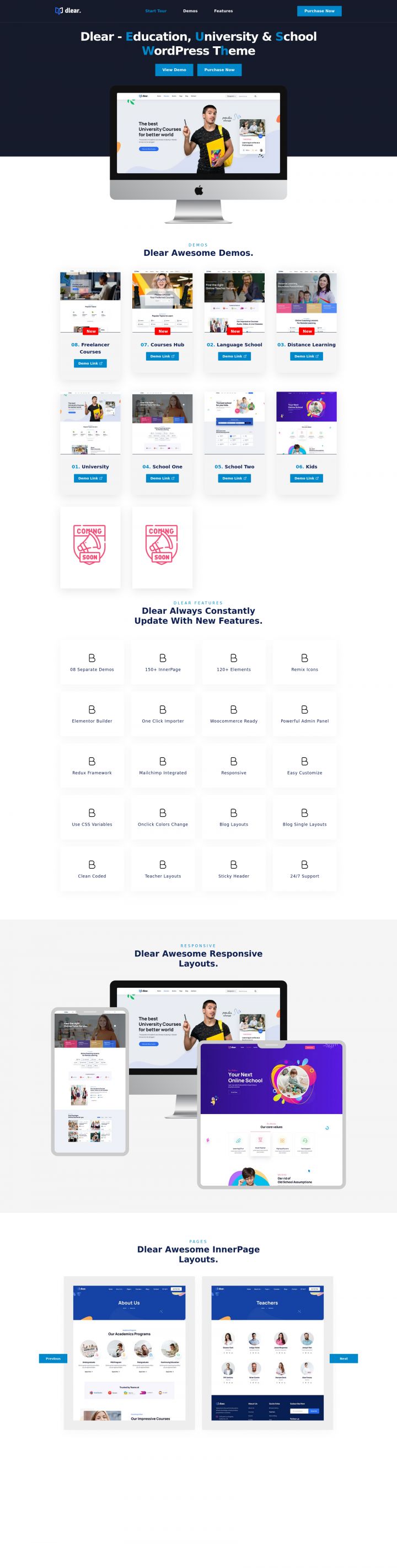 WordPress шаблон ThemeForest Dlear