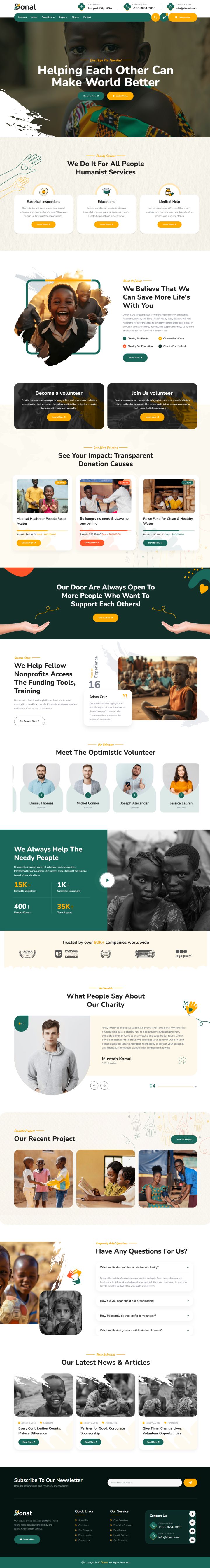 WordPress шаблон ThemeForest Donat