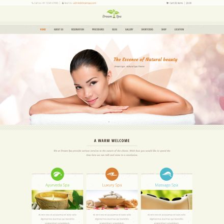 ThemeForest Dream Spa