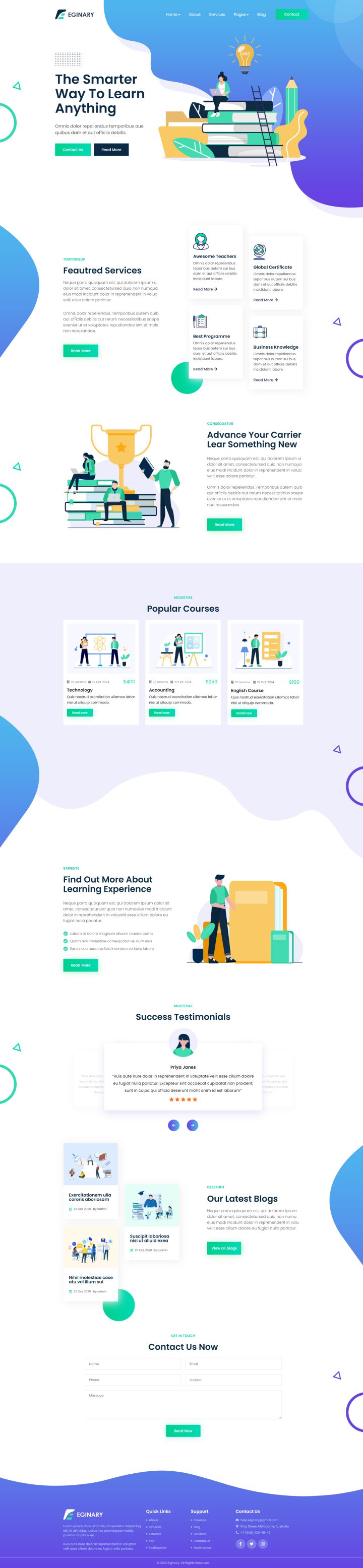 Шаблон ThemeForest Eginary WordPress шаблон ThemeForest Eginary