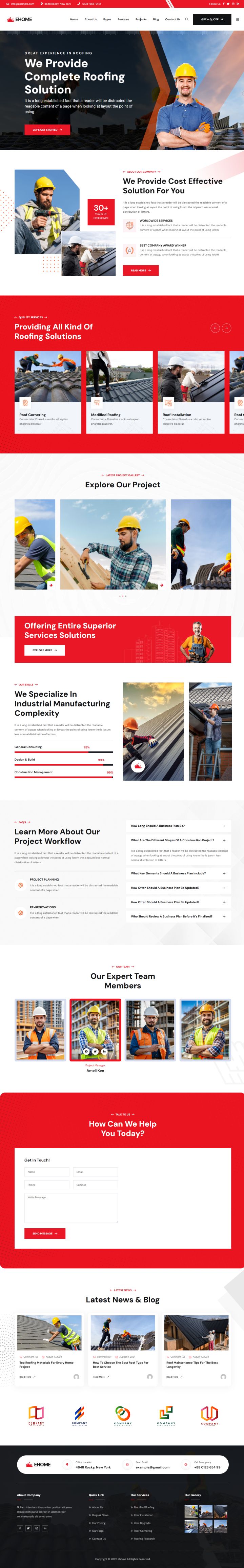 WordPress шаблон ThemeForest Ehome