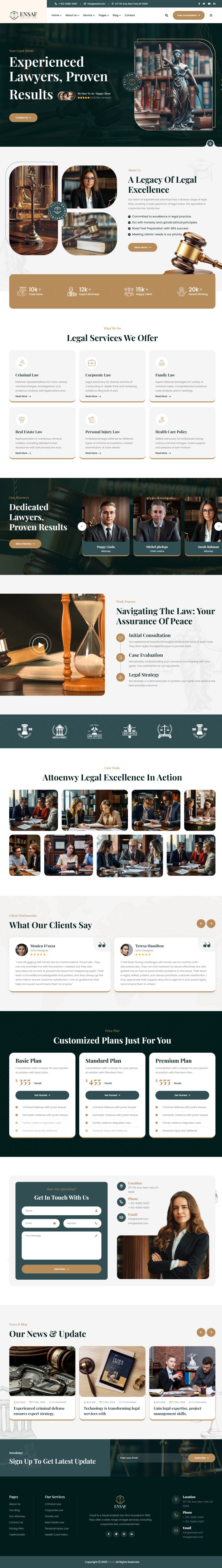 WordPress шаблон ThemeForest Ensaf