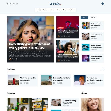 ThemeForest Errin