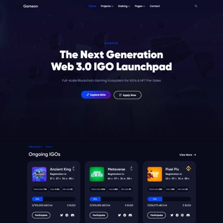 ThemeForest Gameon