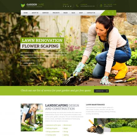 ThemeForest Garden Care