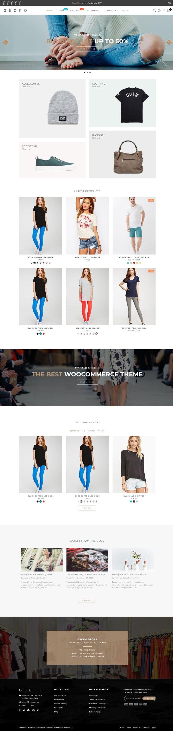 WordPress шаблон ThemeForest Gecko