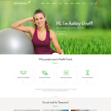 ThemeForest Health Coach