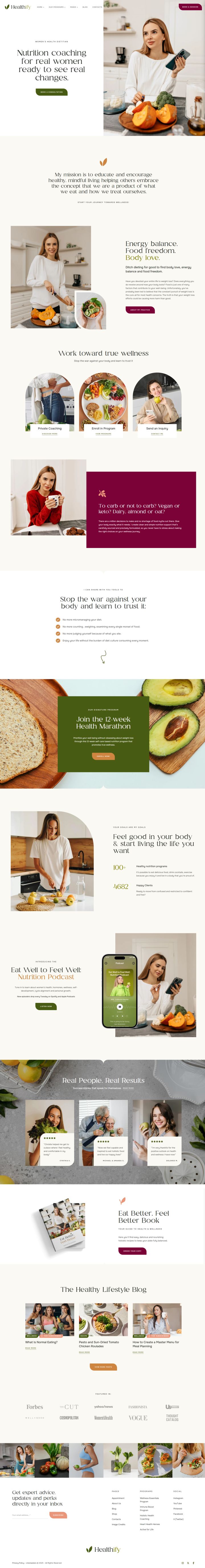 WordPress шаблон ThemeForest Healthify