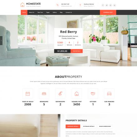 ThemeForest HOME STATE