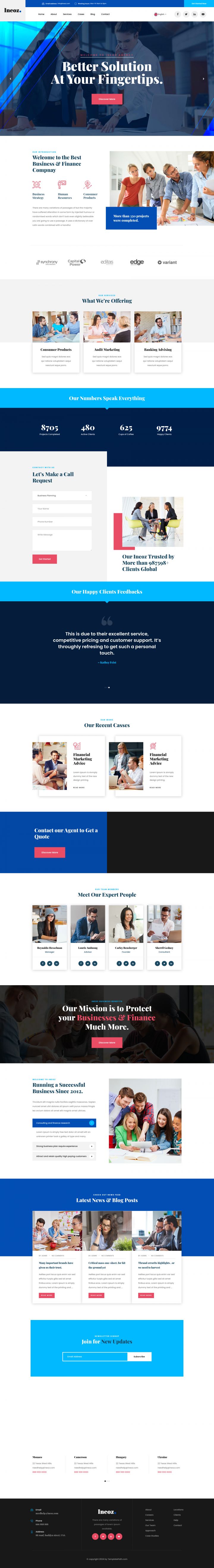 WordPress шаблон ThemeForest Ineoz