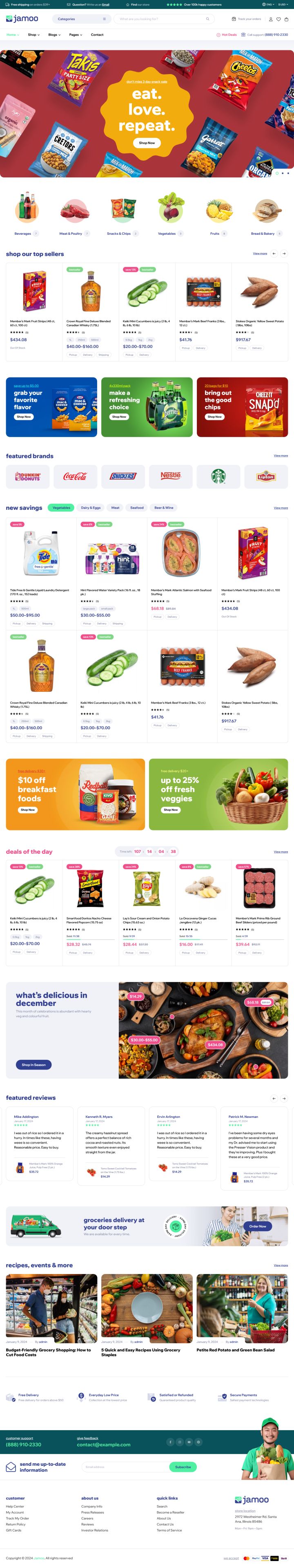 WordPress шаблон ThemeForest Jamoo
