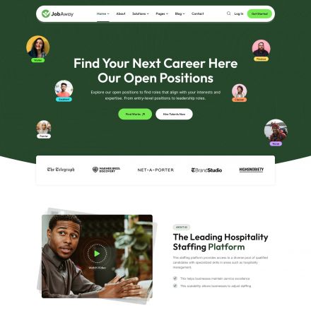 ThemeForest Jobaway