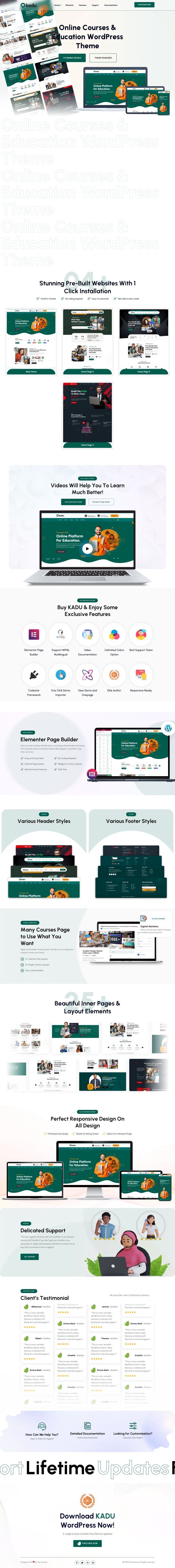 WordPress шаблон ThemeForest Kadu
