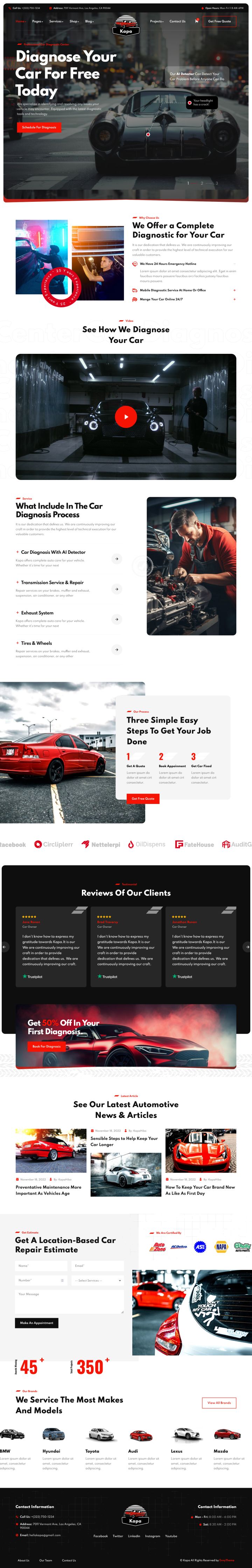 WordPress шаблон ThemeForest Kapa
