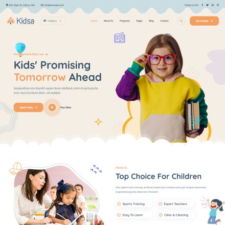 ThemeForest Kidsa