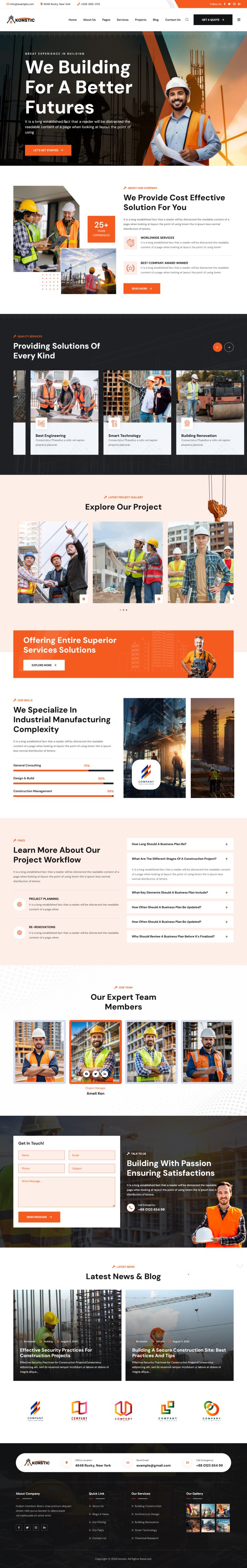 WordPress шаблон ThemeForest Konstic