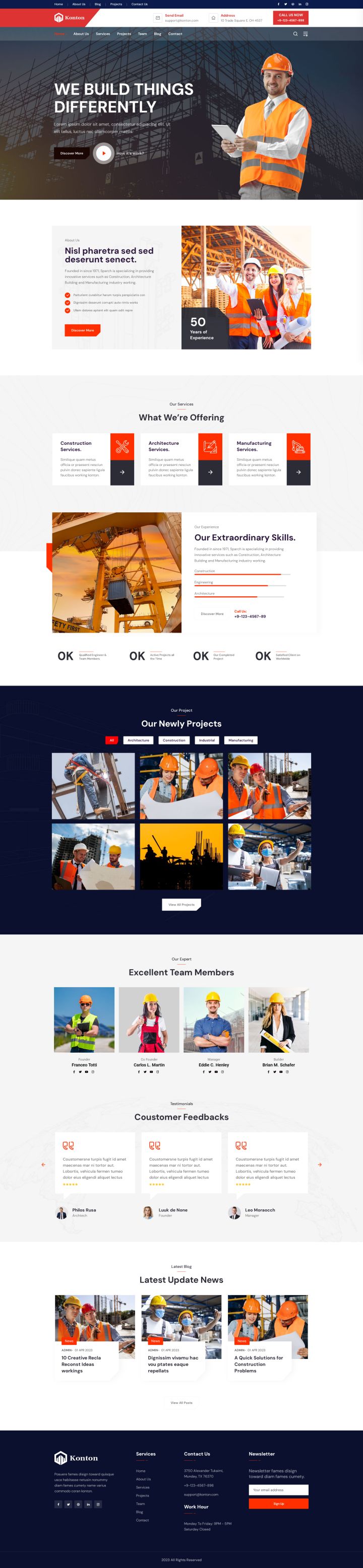 WordPress шаблон ThemeForest Konton