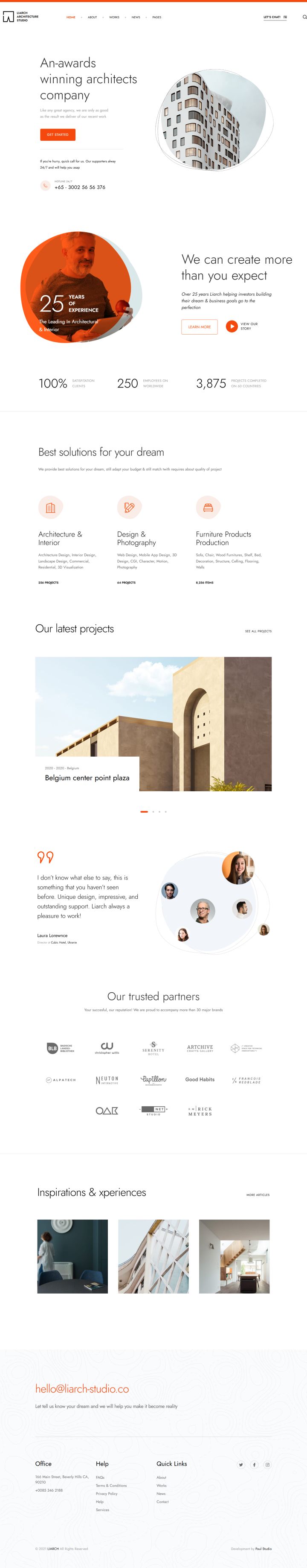 WordPress шаблон ThemeForest Liarch