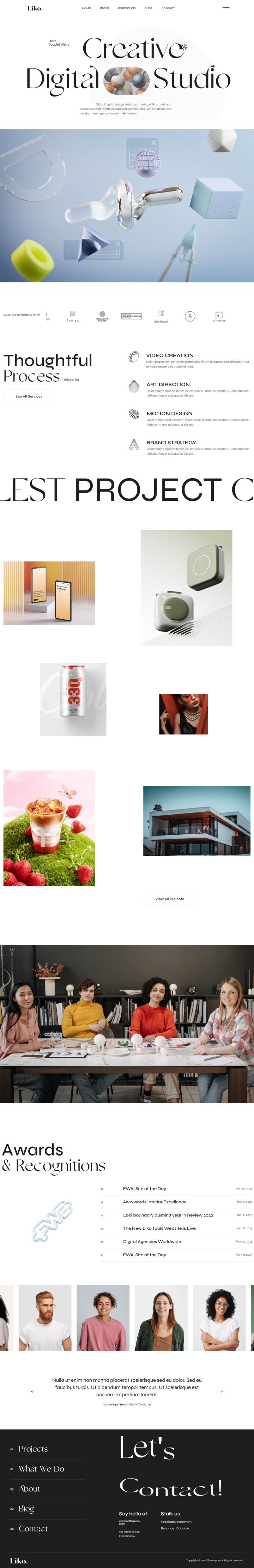 WordPress шаблон ThemeForest Liko