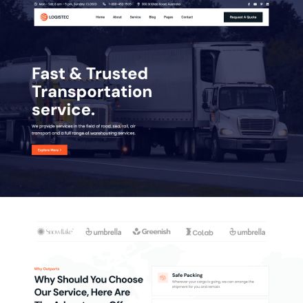 ThemeForest Logistec