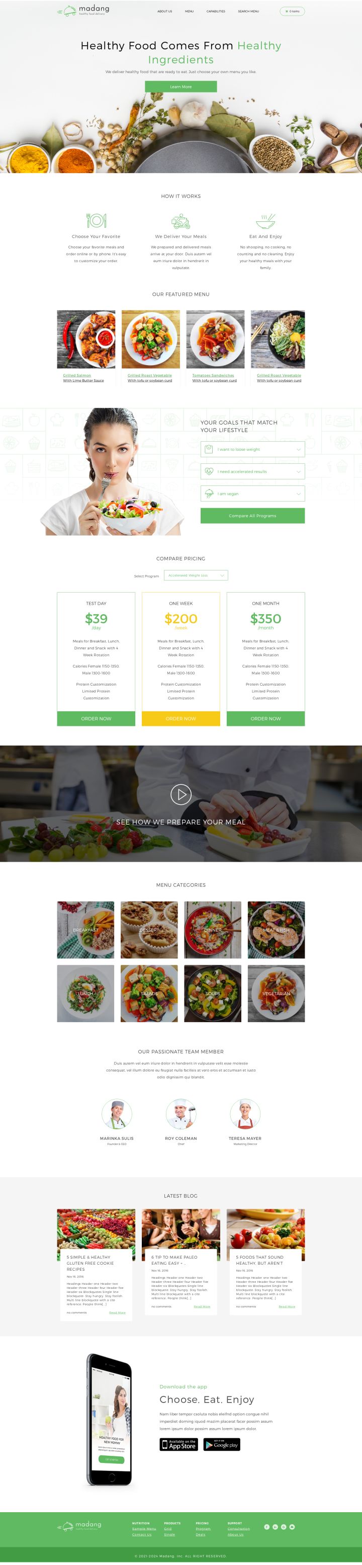 WordPress шаблон ThemeForest Madang
