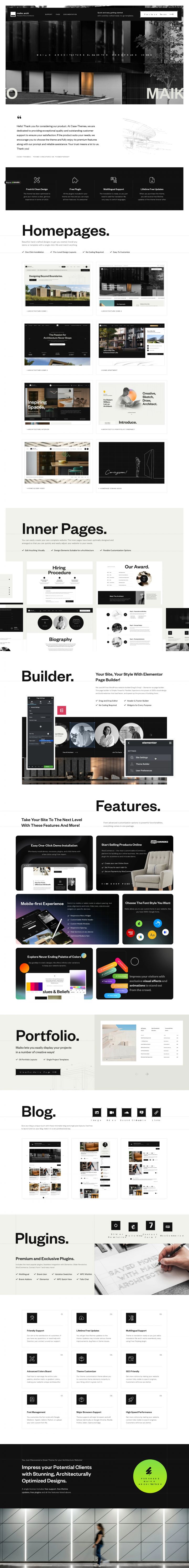 WordPress шаблон ThemeForest Maiko