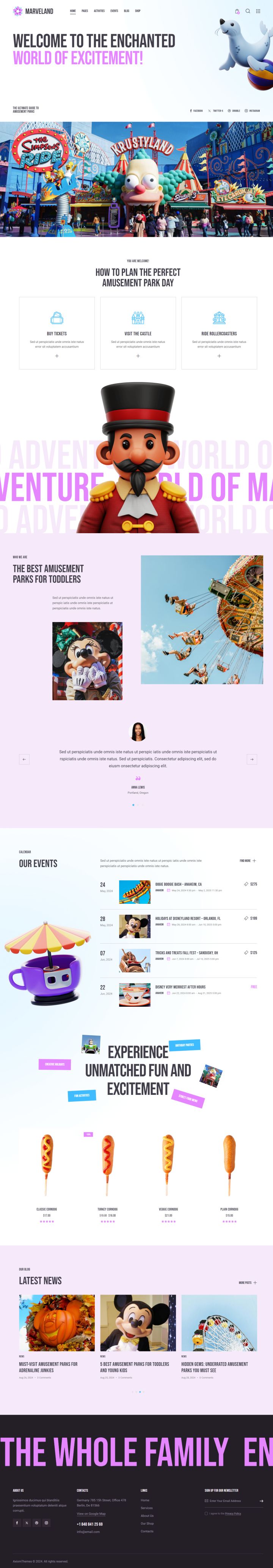 WordPress шаблон ThemeForest Marveland