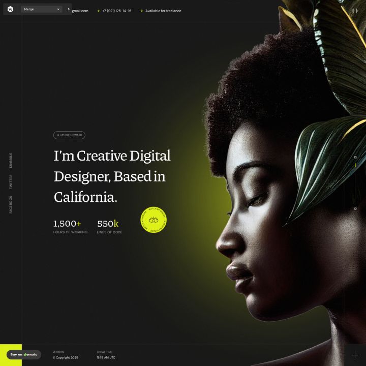 WordPress шаблон ThemeForest Merge