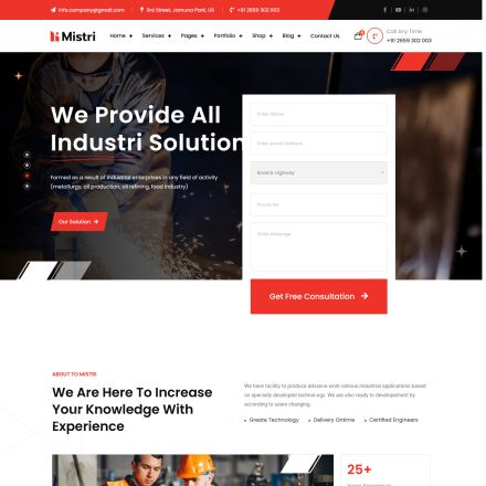 ThemeForest Mistri