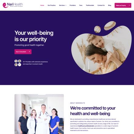 ThemeForest NariHealth