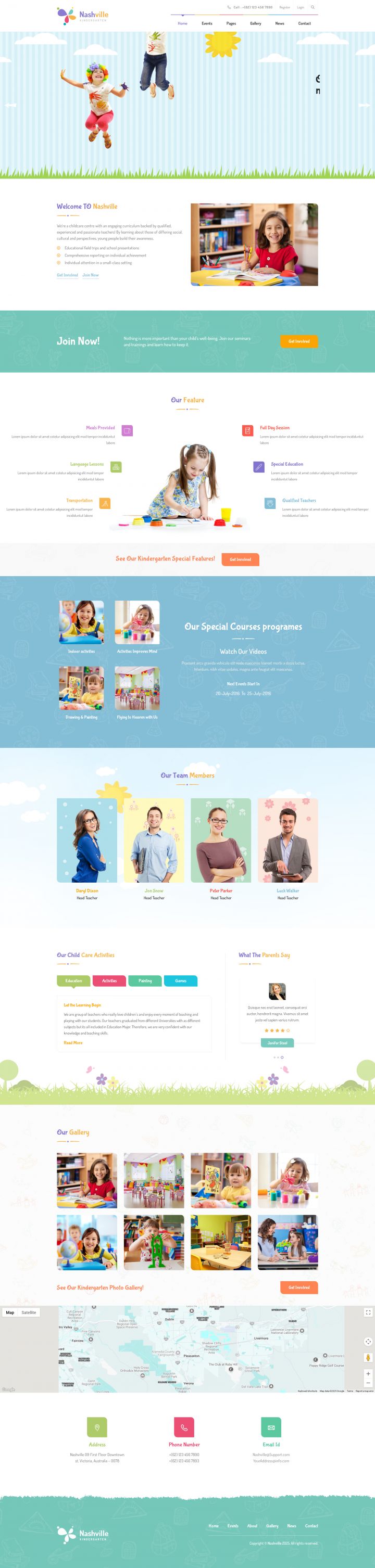 WordPress шаблон ThemeForest Nashville