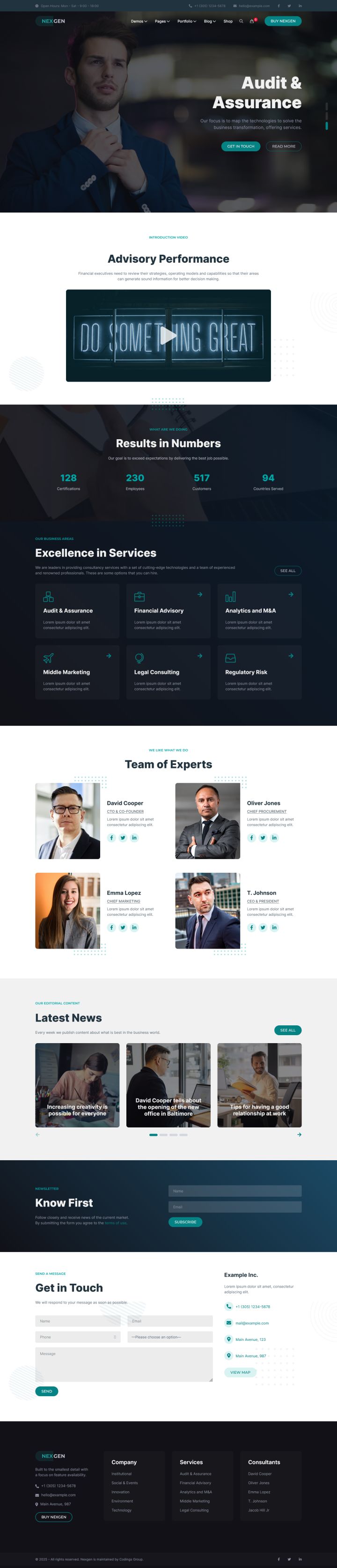 WordPress шаблон ThemeForest Nexgen