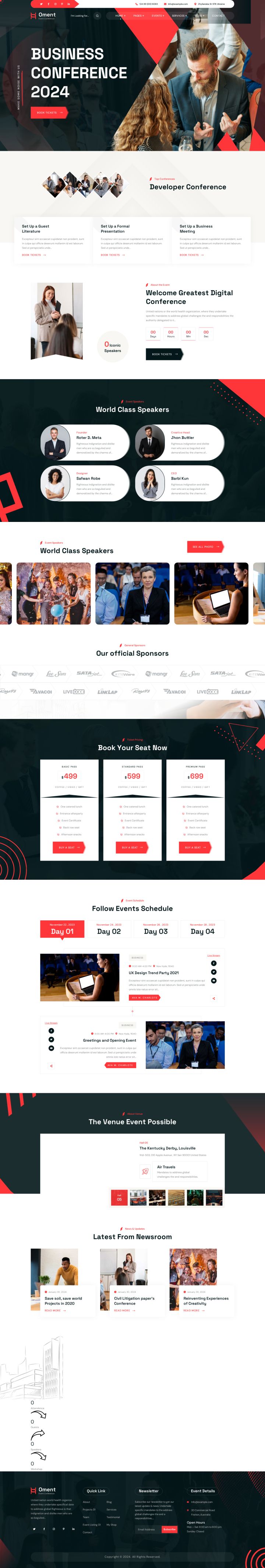 WordPress шаблон ThemeForest Oment