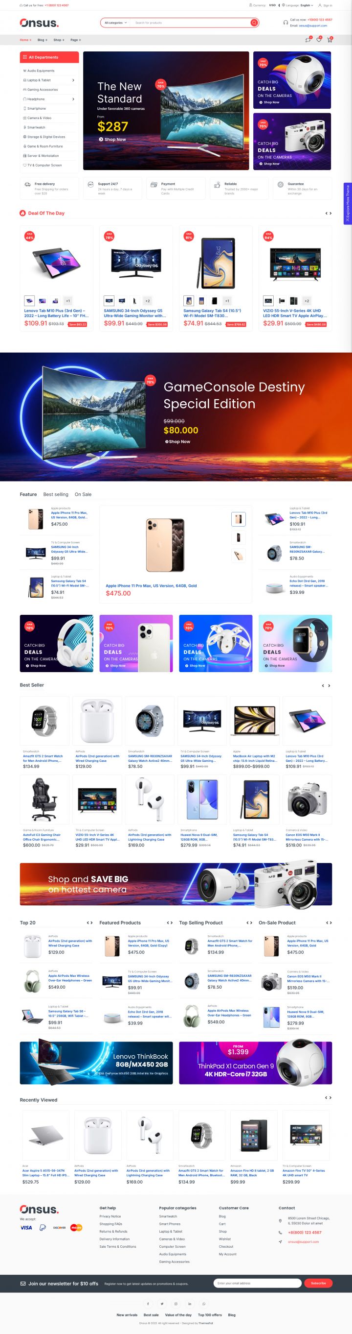 WordPress шаблон ThemeForest Onsus