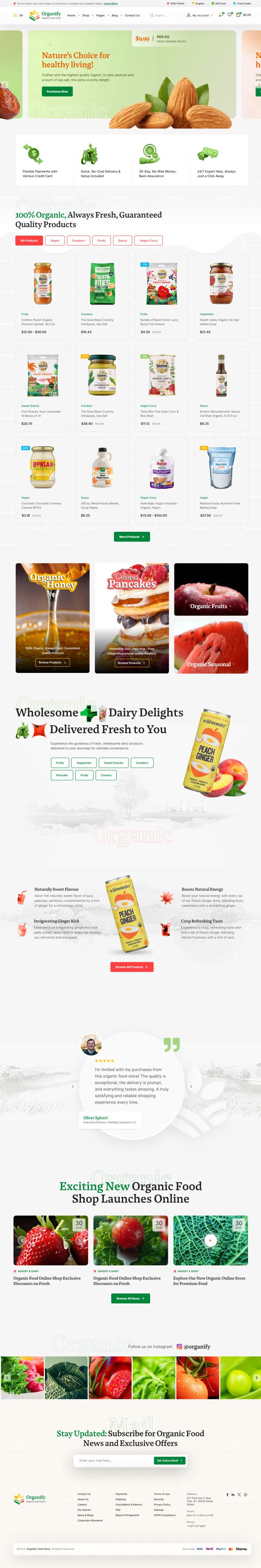 Шаблон ThemeForest Organify WordPress шаблон ThemeForest Organify