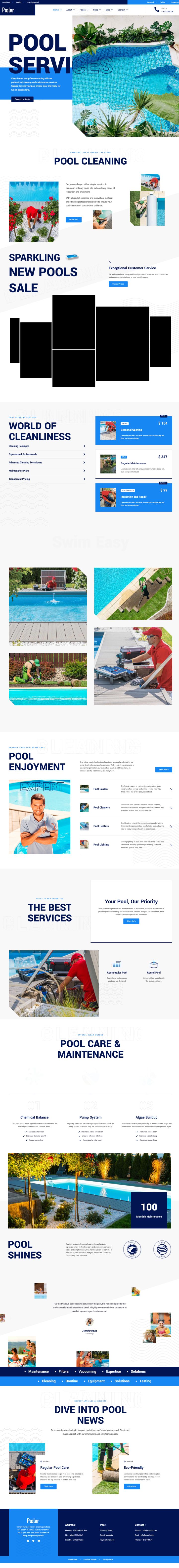 WordPress шаблон ThemeForest Pooler